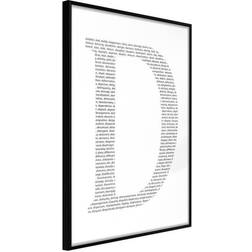 Arkiio Affisch Letter D [Poster] 20x30 Poster